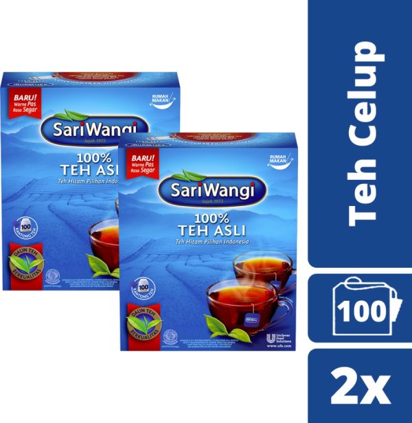 Sariwangi Asli Tea Bag 100 Twinpack
